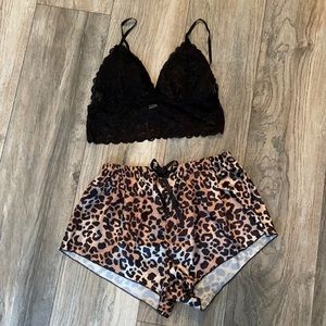 Lingerie short set